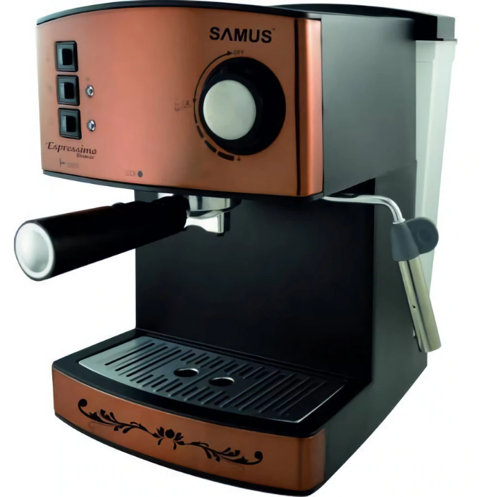 Oferte la Espressor Manual Espressimo Rezervor Apa 1.6L 15 Bari Putere 850W Bronze