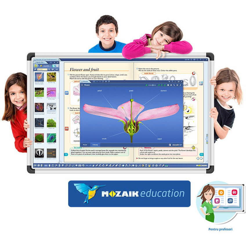 Oferte la Software Educational pentru Profesori Mozaik Teacher Monolingv Lectii Interactive in Timp Real Licenta 1 Cont Utilizator / 1 An
