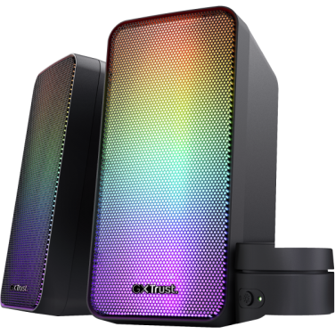 Oferte la Boxe GXT 611 WEZZ 2.0 Speaker Set RGB LED Negru