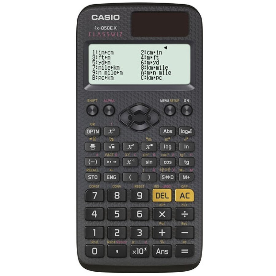 Oferte la Calculator de Birou Stiintific ClassWiz fx-85CE X 379 Functii  Alimentare Baterie LR44 / Solar Negru