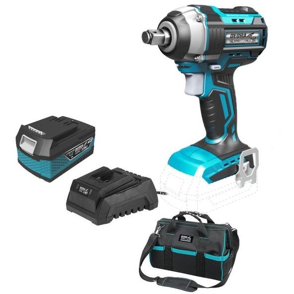 Oferte la Cheie Impact DED7020  Acumulator  1/2inch  SAS + ALL 18V 4Ah Geanta Textila Transport