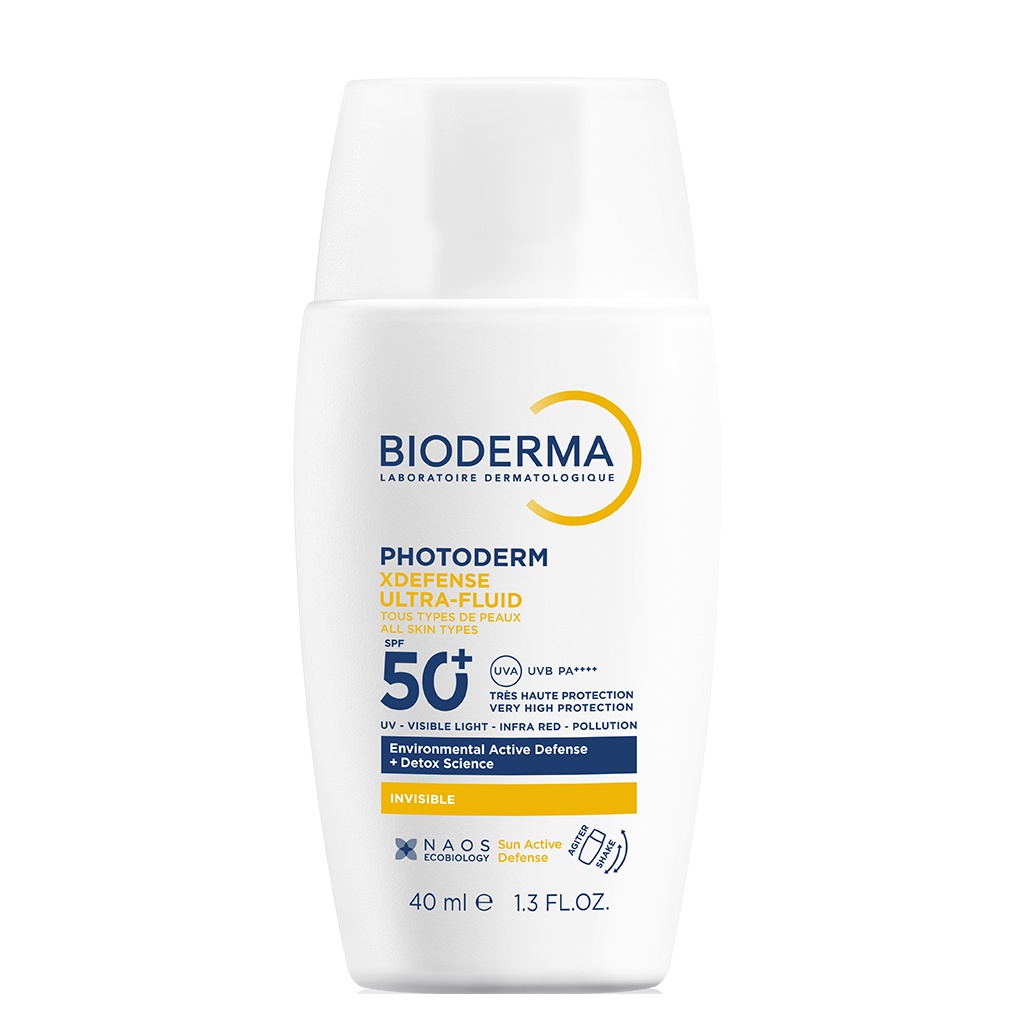 Oferte la Fluid invizibil cu protectie solara SPF50+ Bioderma Photoderm Xdefense, 40 ml