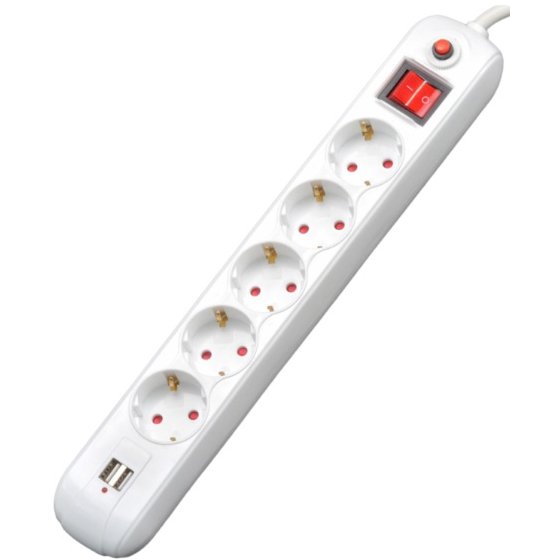 Oferte la Prelungitor SPACER SCHUKO x5 16A 1.8m PP-5-18 USB