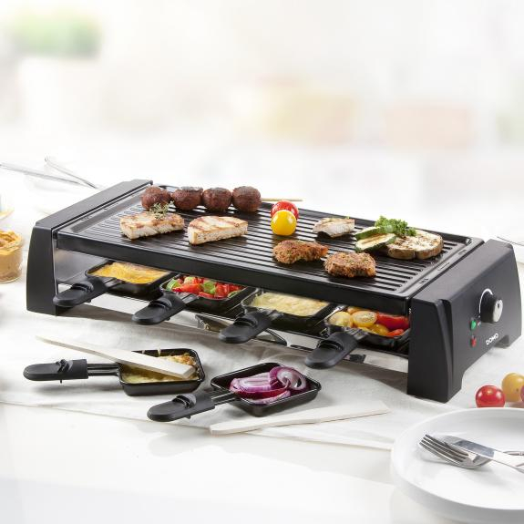 Oferte la Gratar electric raclette DO9189G, 1200 W, 8 persoane