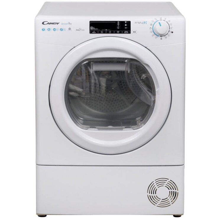 Uscator Rufe Smart Pro Pompa De caldura 7kg  WiFi Easy Case Senzor Uscare Antisifonare Alb