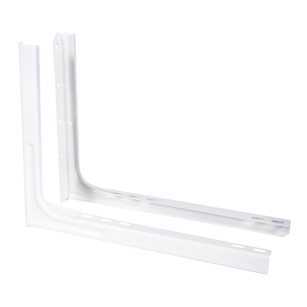 Oferte la Set console metalice aer conditionat, 18000 - 24000 BTU, alb, 380 x 500 mm, 2 bucati 