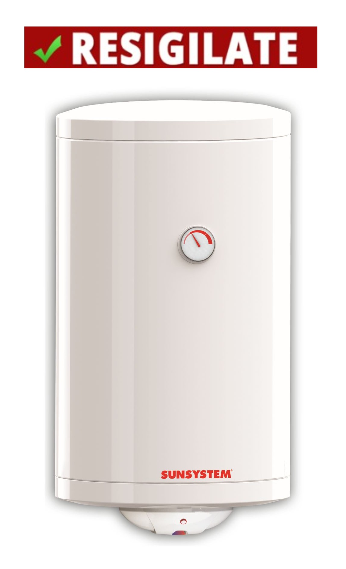 PRODUS RESIGILAT NOU MICI LOVITURI IN PERFECTA STARE DE FUNCTIONARE!!! (5543) Boiler electric Sunsystem MB EL 100 3000 W 100 l 0.8 Mpa Izolatie termica Protectie electrica IPX3 Reglaj extern de temperatura