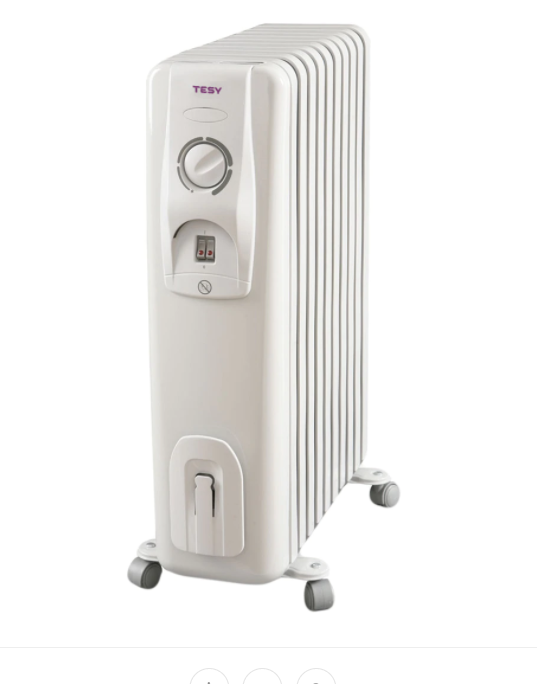 Calorifer TESY CC 2510 E05 R 2500 W 10 elementi 3 trepte putere Termostat de siguranta Termostat reglabil Protectie anti-inghet (5580)