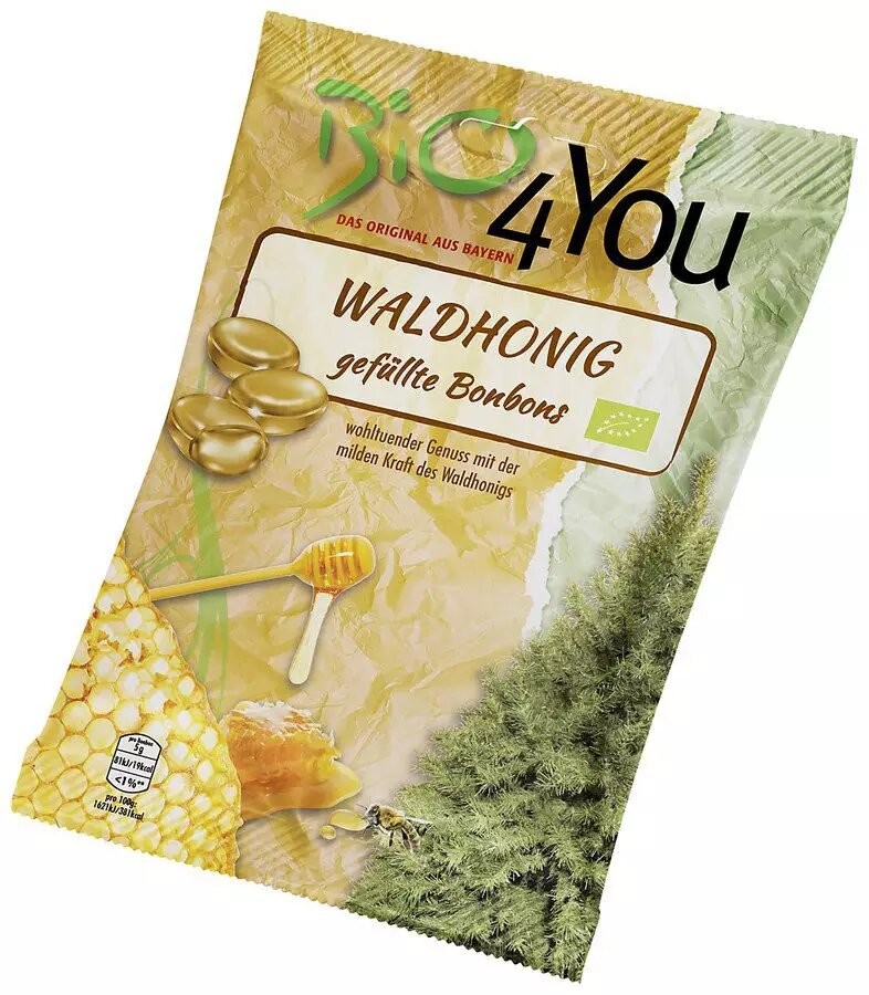 Oferte la Dropsuri bio cu miere de padure, 75g Bio 4 You