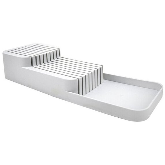 Organizator Cutite 39 x 14 x 7cm Alb