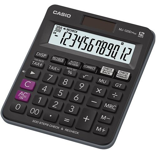 Oferte la Calculator de Birou MJ-120D Plus 12 Cifre Baterie LR44 Negru