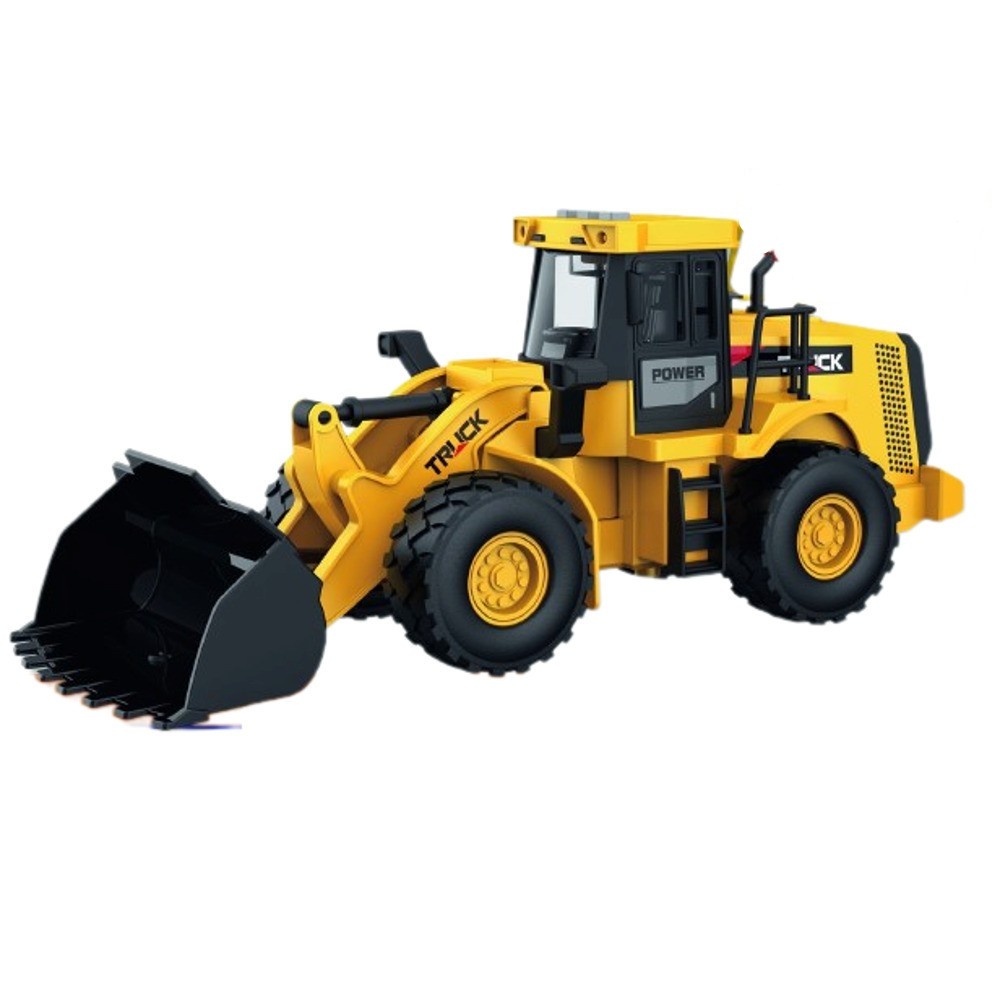 Oferte la Buldozer de jucarie cu sunete si lumini, scara 1:16, cupa mobila, pentru copii 3+ ani