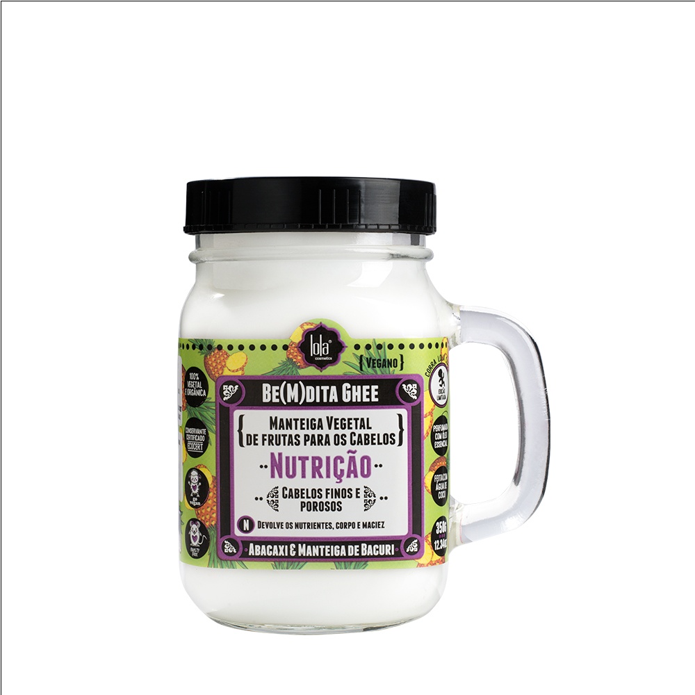 Oferte la Masca de par intens hrănitoare cu ananas și unt de bacuri Bemdita Ghee Lola Cosmetics, 350 g (Gramaj: 350 g)