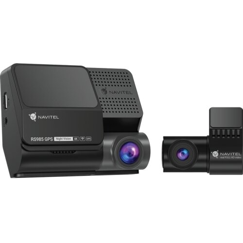 Oferte la Camera Auto Duala RS985 4K de Bord + Spate Night Vision GPS Senzor G Negru