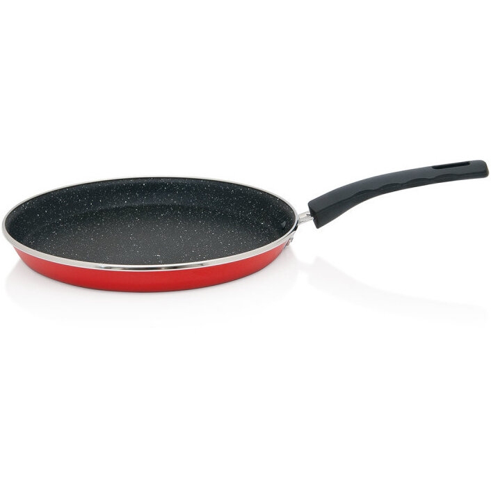 Oferte la Tigaie Clatite 1L Granit Inductie 25Cm Rosu