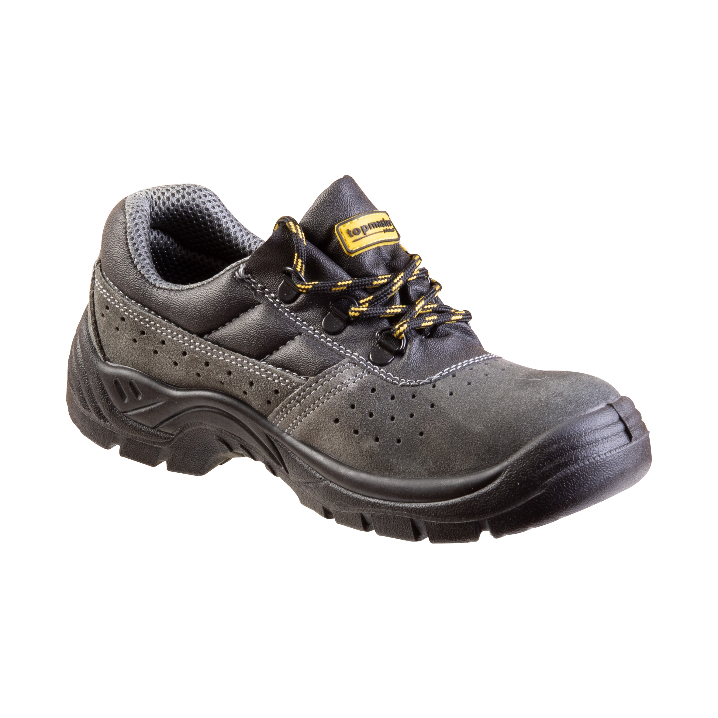 Oferte la Pantofi de protectie cu bombeu metalic Topmaster TMP S1P, gri, marimea 40