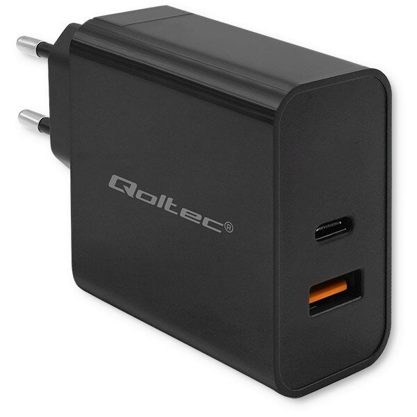 Oferte la Incarcator Retea 52381 Super Quick PD  1xUSB-C  1xUSB  90W  5-20V  2.4-4.35A  Negru