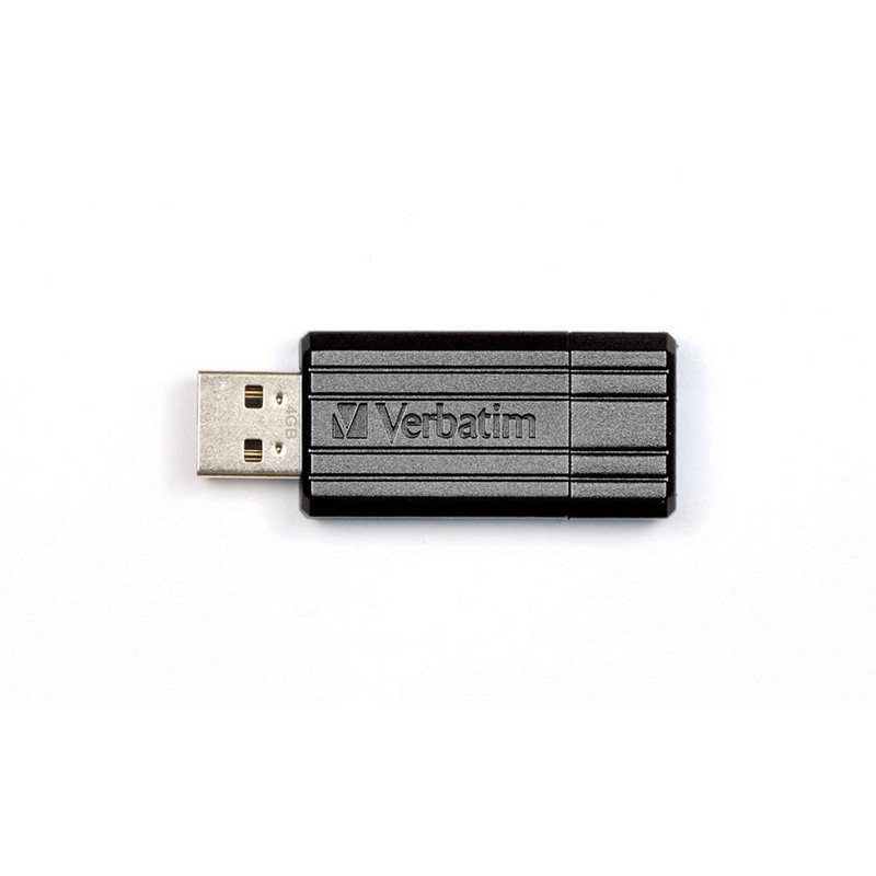 Oferte la Memorie USB Verbatim PinStripe 64GB USB 2.0 Black