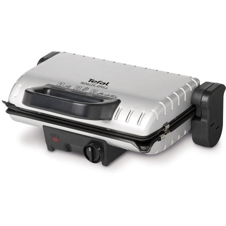 Oferte la Gratar electric Tefal GC205012, 1600 W, placi antiaderente si detasabile, termostat ajustabil, Negru-Gri