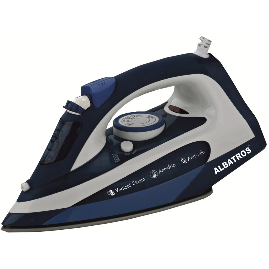 Fier de calcat Albatros Sapphire; talpa ceramic, 2400 W, rez 500 ml