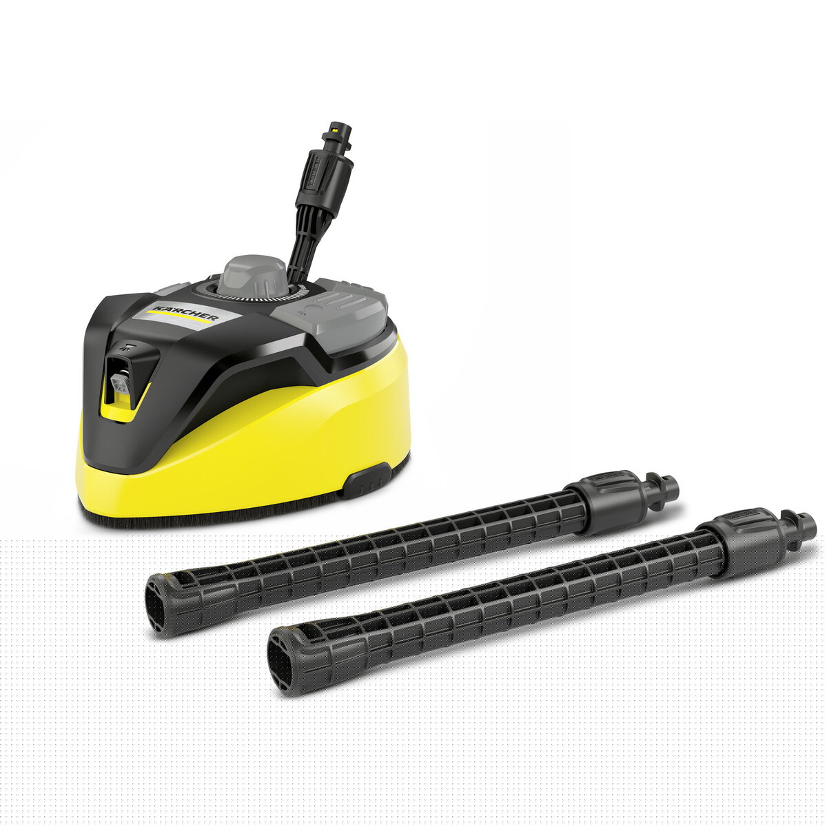 Dispozitiv de Curatat Suprafete Mari Exterioare T-Racer T 7 Plus pentru Aparat de Spalare cu Presiune K 4  - K 7 Negru/Galben