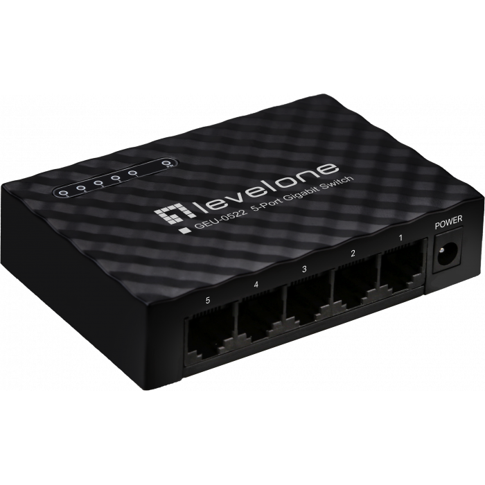 Oferte la Switch GEU-0522 5-Port Gigabit Negru