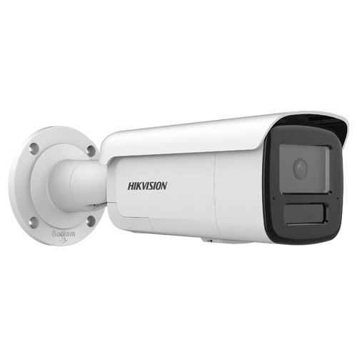 Camera IP AcuSense Hikvision DS-2CD2T86G2H-IS2U-SL, 8MP, lentila 2.8mm, IR 60m, microfon, difuzor, alarma, PoE, IP67