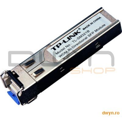 Oferte la Modul SFP 1000Base-BX WDM Bi-Directional, conector LC, TX:1310nm/RX:1550nm, single-mode, 10km, TP-LI