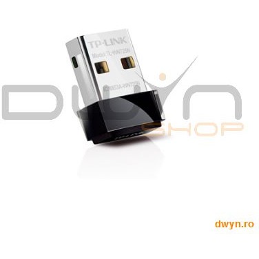 Oferte la Placa Retea Nano Wireless USB 150Mb/s Lite-N, Realtek chipset, 2.4GHz, buton QSS, dimensiuni: 18.6x1