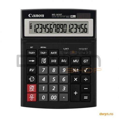 Oferte la Canon WS-1610T, 16 Digit, Dual Power, 'IT-touch' keyboard