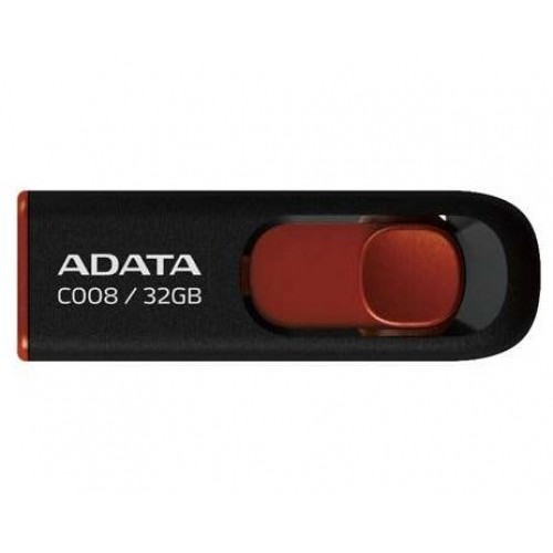 Oferte la USB 2.0 32 GB ADATA C008 Black&Red 'AC008-32G-RKD'