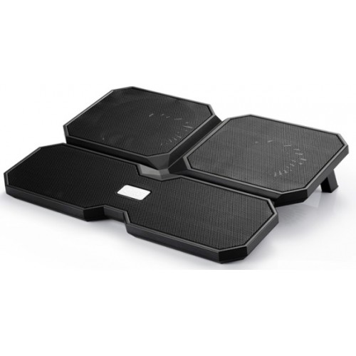 Oferte la Stand notebook DeepCool 15.6' - plastic, 4* fan, 2*USB, black, dimensiuni 380X295X24mm