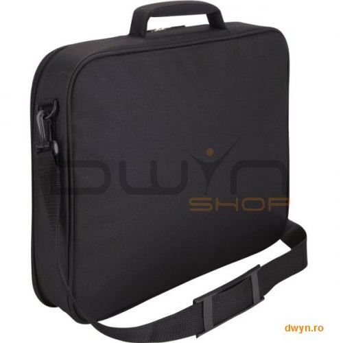Oferte la Geanta laptop 15.6' Case Logic, compartiment frontal de volum mare, buzunar frontal, poliester, blac