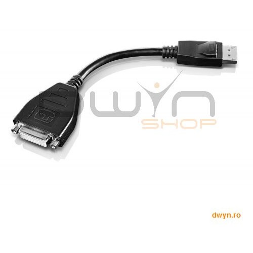 Oferte la LENOVO Cablu adaptor video DisplayPort to Single-Link DVI-D