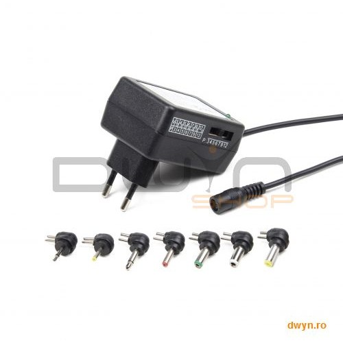 Oferte la Alimentator universal AC-DC, 12 W, Gembird 'EG-MC-008'