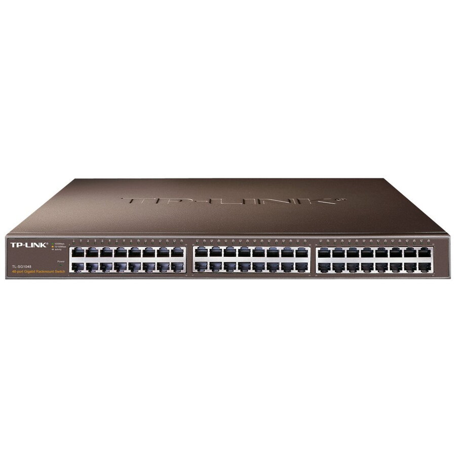 Oferte la Switch 48 Port-uri 10/100/1000 Gigabit, carcasa metalica 1U 19-inch
