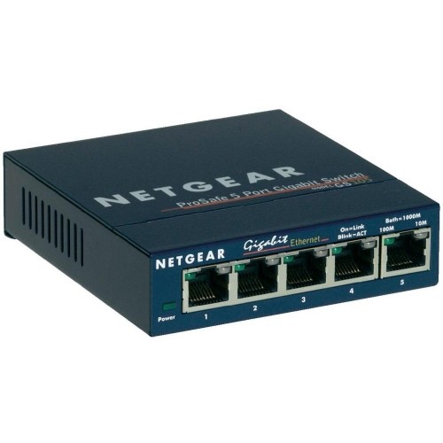 Oferte la NETGEAR, Switch 5 ports Gigabit, ProSafe, Desktop, metal, 16Gbps Bandwidth, MTBF 1 million hours (11
