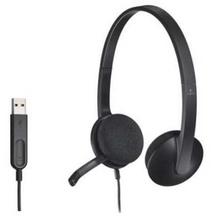 CASCA Logitech H340 Stereo Headset with Microphone 981-000475