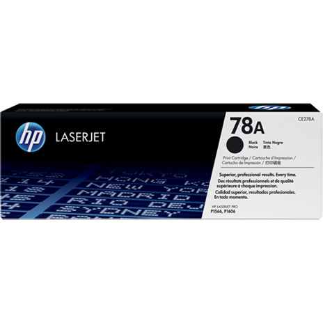 HP CE278A BLACK TONER CARTRIDGE