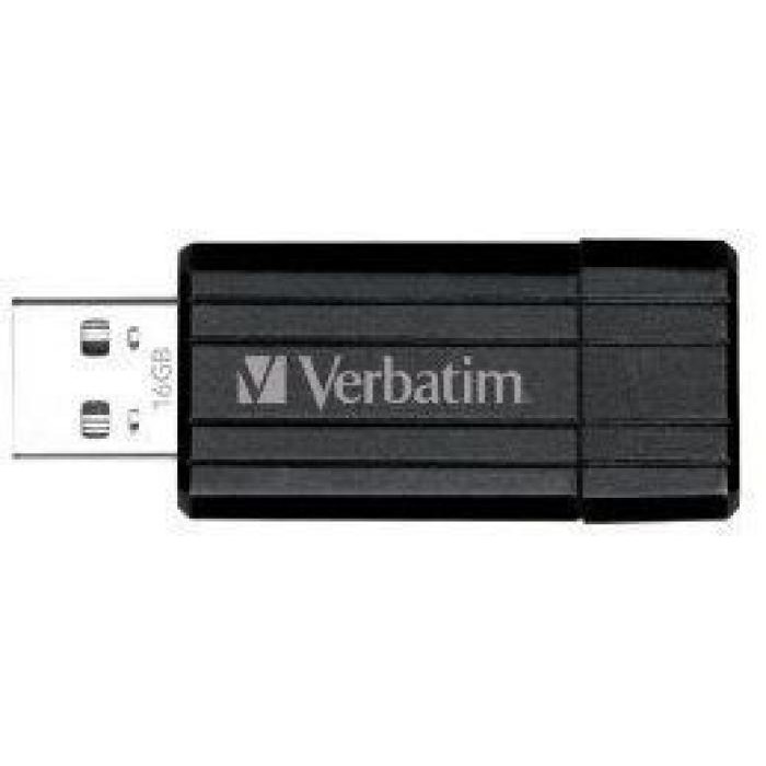 Oferte la USB Flash Drive Verbatim PinStripe 8 GB Black