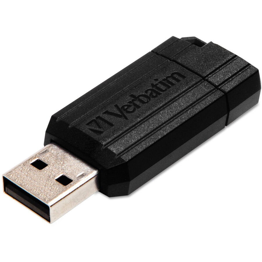 Oferte la Memorie USB Verbatim 32 GB Pin Stripe, negru