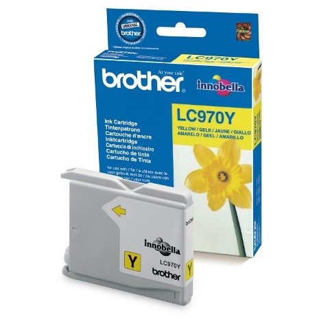 Oferte la Cerneala Brother LC970Y galbena | 300pgs | DCP135/ DCP150/ MFC235/ MFC260