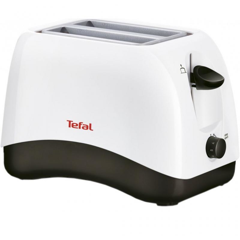 Oferte la Prajitor de paine Tefal TT130130, putere 850 W, 2 fante, 7 niveluri de rumenire, Alb