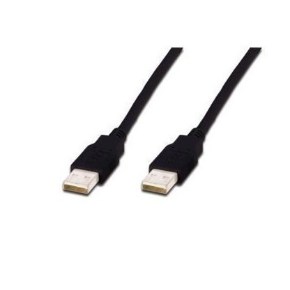 Oferte la ASSMANN USB 2.0 HighSpeed Connection Cable USB A M (plug)/USB A M (plug) 1m blac