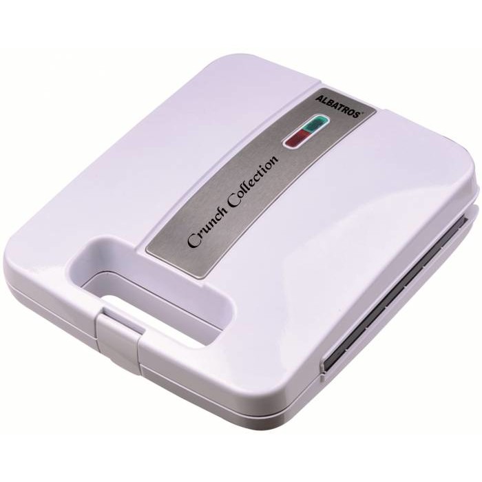 Oferte la Sandwich maker  4 sand, tip grill, alb-argintiu, 1200 W