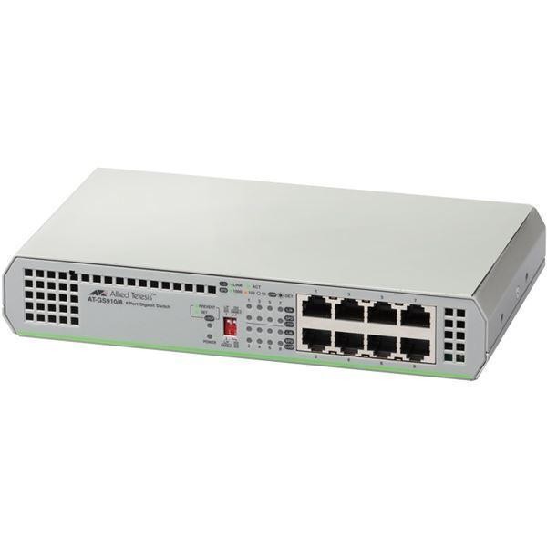 Oferte la Switch Allied Telesis AT-GS910/8-50, Gigabit, 8 Porturi (AT-GS910/8-50)