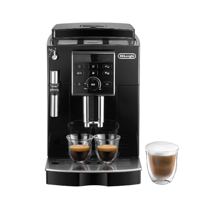 Espressor automat De’Longhi ECAM 23.120.B, Sistem manual de spumare, Rasnita cu 13 setari, 15 bari, 1450 W, 1.8 l, Negru