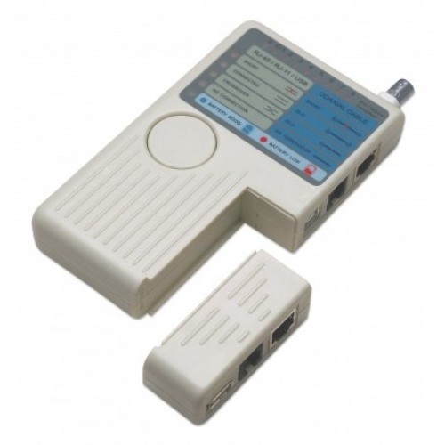 Oferte la Tester cablu 4-in-1, RJ11/RJ45/USB/BNC, Beige, Retail Box 351911