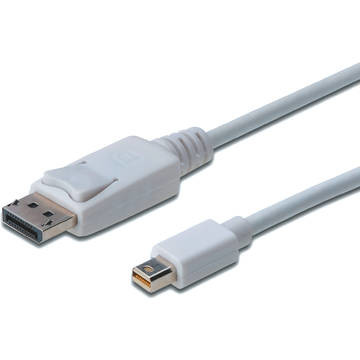 Oferte la ASSMANN Displayport 1.1a Connection Cable miniDP M (plug)/DP M (plug) 2m white
