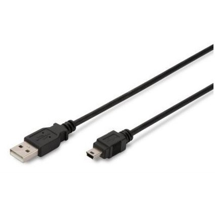 Oferte la ASSMANN USB 2.0 HighSpeed  Cable USB A M (plug)/miniUSB B (5pin) M (plug) 1m bl